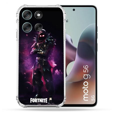 Coque Renforcée Pour Motorola G56 5G Fortnite Raven