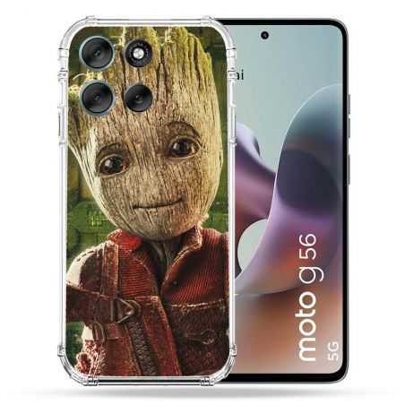 Coque Renforcée Pour Motorola G56 5G Groot Vert