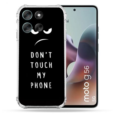 Coque Renforcée Pour Motorola G56 5G Humour Don't Touch