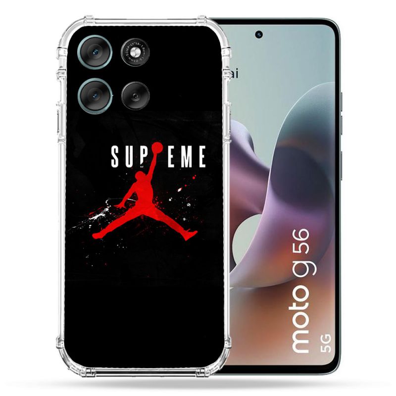 Coque Renforcée Pour Motorola G56 5G Jordan Supreme Noir