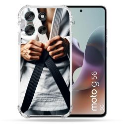 Coque Renforcée Pour Motorola G56 5G Kimono Ceinture