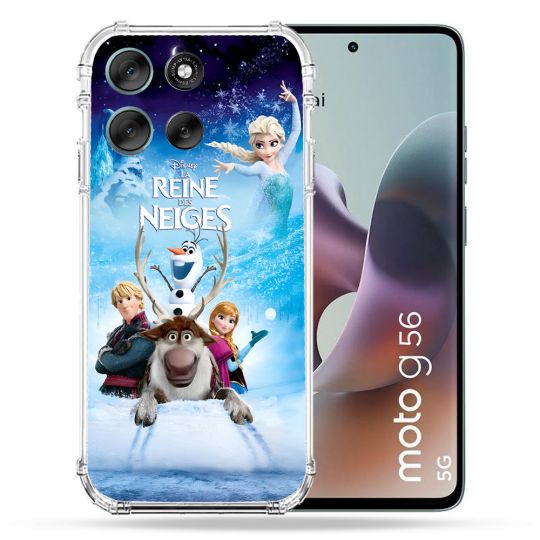 Coque Renforcée Pour Motorola G56 5G La Reine Des Neiges
