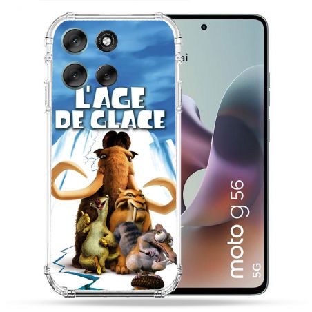 Coque Renforcée Pour Motorola G56 5G L'âge de Glace Affiche