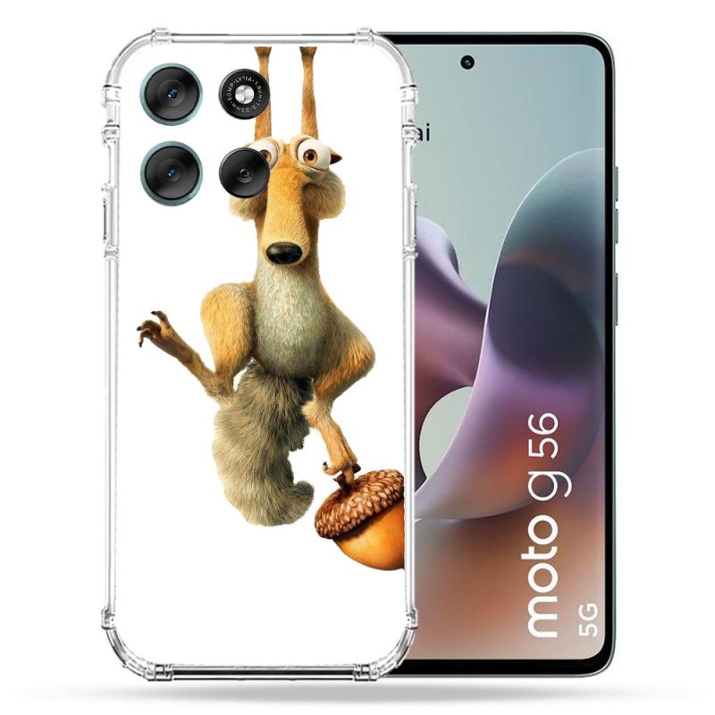 Coque Renforcée Pour Motorola G56 5G L'âge de Glace Scratch Suspendu