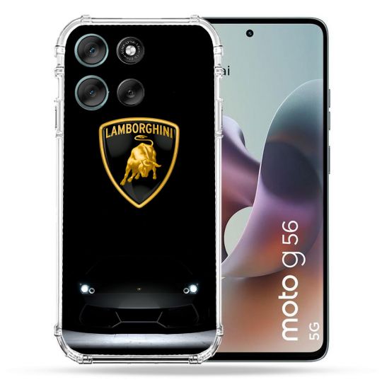 Coque Renforcée Pour Motorola G56 5G Lamborghini Noir