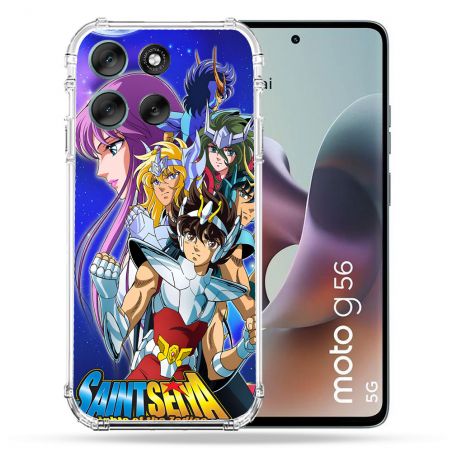 Coque Renforcée Pour Motorola G56 5G Les Chevaliers Du Zodiaque