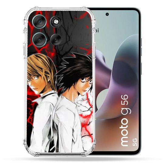 Coque Renforcée Pour Motorola G56 5G Manga Death Note Duo