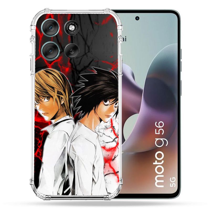 Coque Renforcée Pour Motorola G56 5G Manga Death Note Duo
