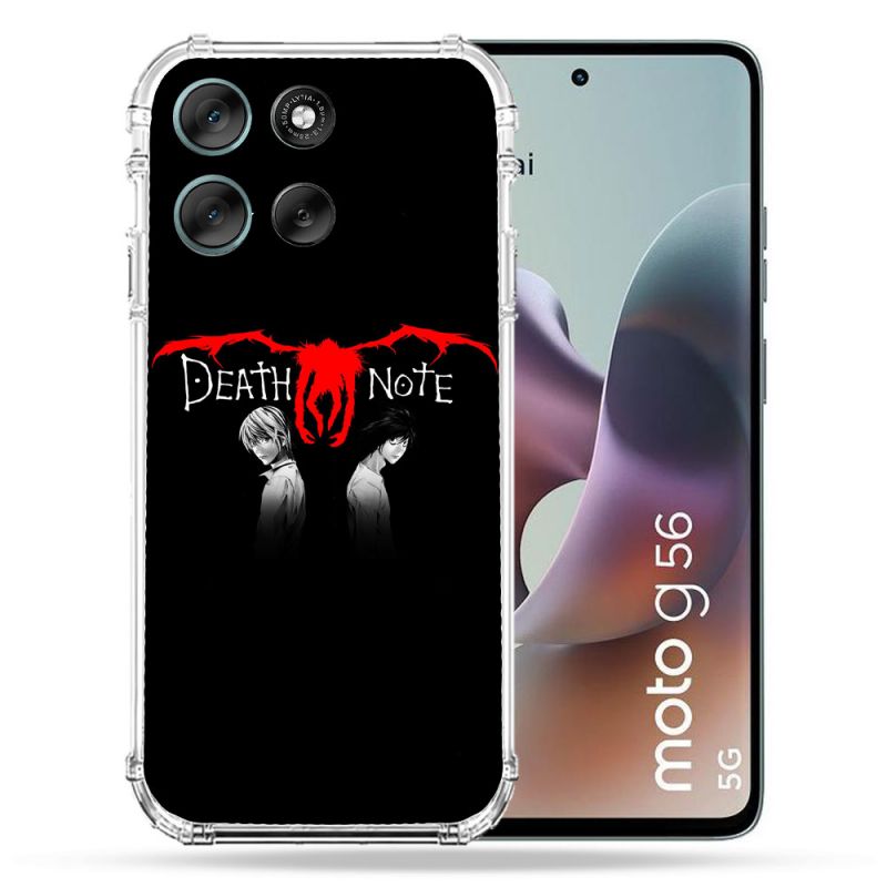 Coque Renforcée Pour Motorola G56 5G Manga Death Note Noir