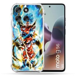 Coque Renforcée Pour Motorola G56 5G Manga Dragon Ball Sangoku Blanc