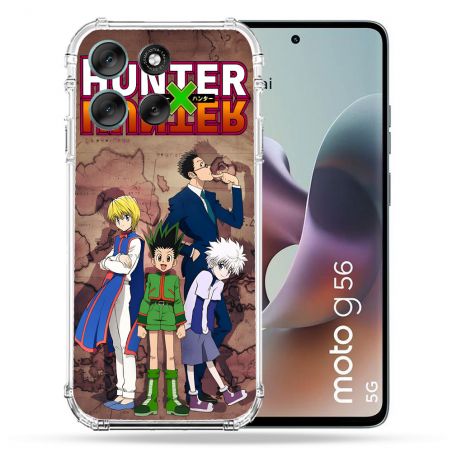 Coque Renforcée Pour Motorola G56 5G Manga Hunter X Hunter Vintage
