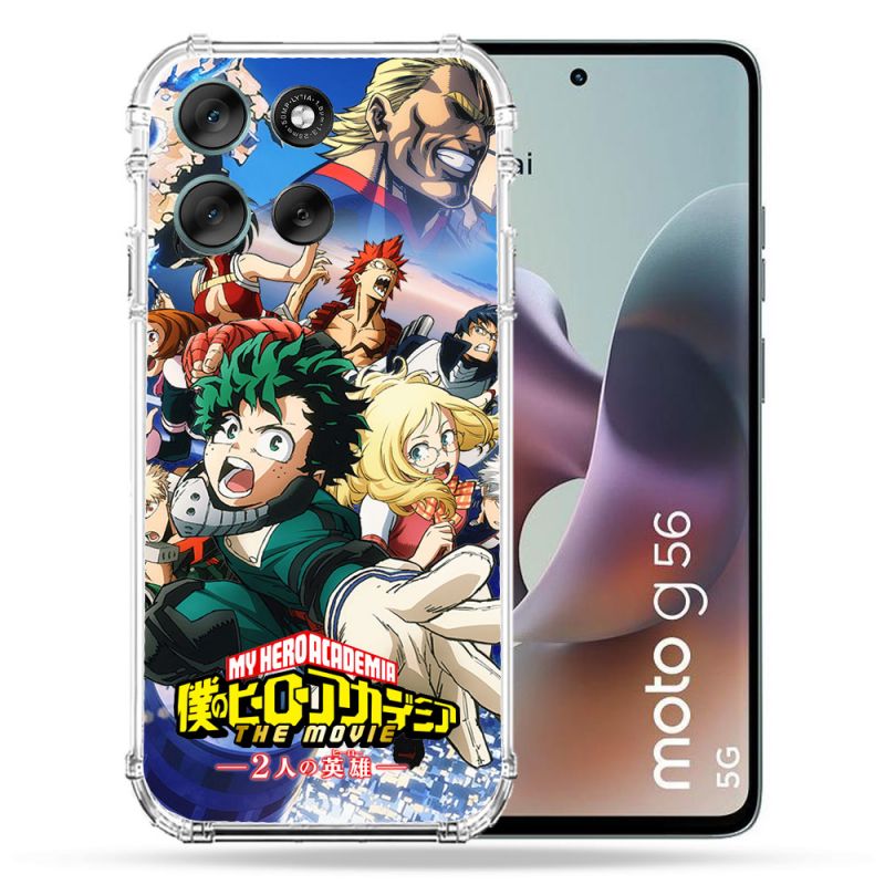 Coque Renforcée Pour Motorola G56 5G Manga My Hero Academia Affiche