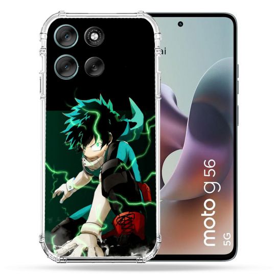 Coque Renforcée Pour Motorola G56 5G Manga My Hero Academia Deku