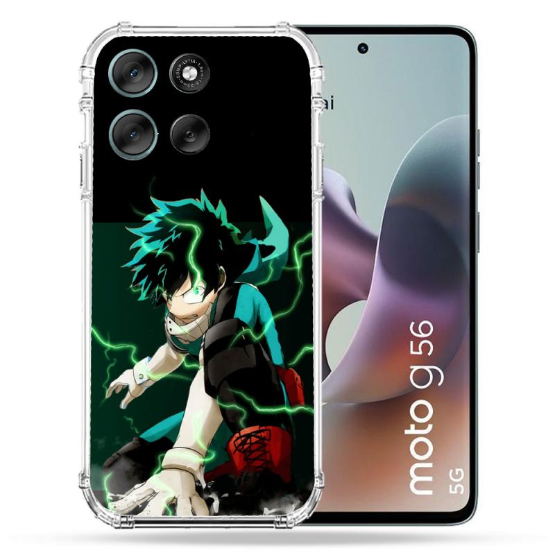 Coque Renforcée Pour Motorola G56 5G Manga My Hero Academia Deku