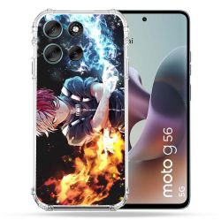 Coque Renforcée Pour Motorola G56 5G Manga My Hero Academia Shoto