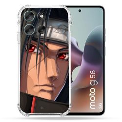 Coque Renforcée Pour Motorola G56 5G Manga Naruto Itachi Visage