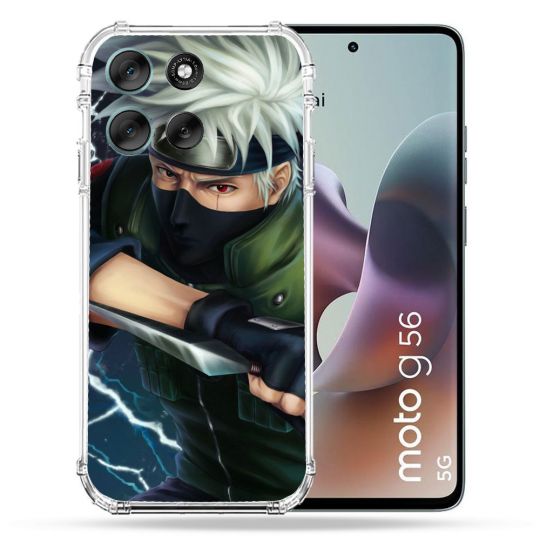 Coque Renforcée Pour Motorola G56 5G Manga Naruto Kakashi