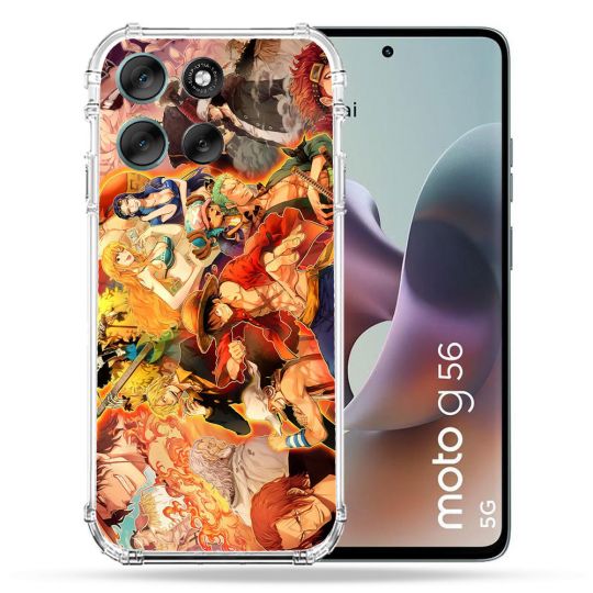 Coque Renforcée Pour Motorola G56 5G Manga One Piece Nakama