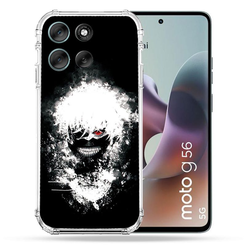 Coque Renforcée Pour Motorola G56 5G Manga Tokyo Ghoul Kaneki Tag