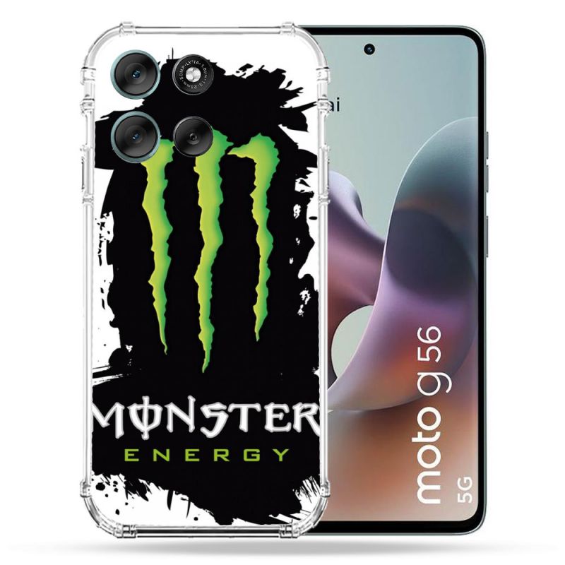 Coque Renforcée Pour Motorola G56 5G Monster Energy Tache
