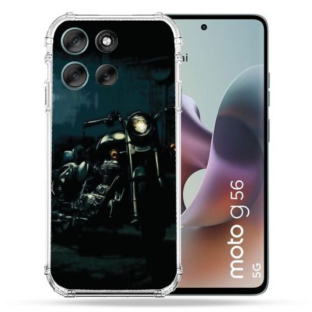 Coque Renforcée Pour Motorola G56 5G Moto Harley Vintage