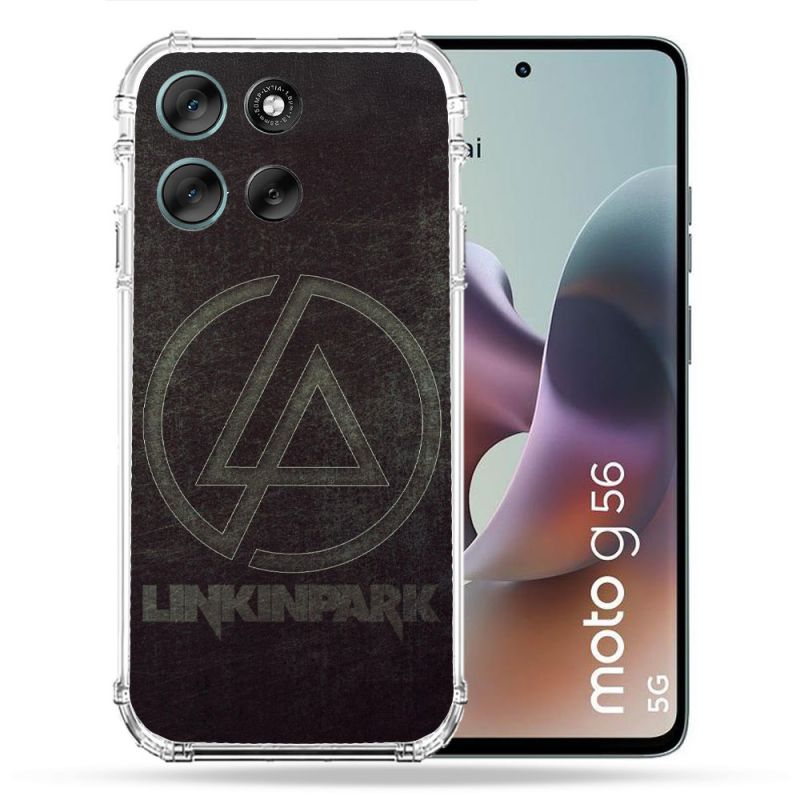 Coque Renforcée Pour Motorola G56 5G Musique Rock Linkin Park