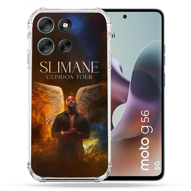 Coque Renforcée Pour Motorola G56 5G Musique Slimane Ange