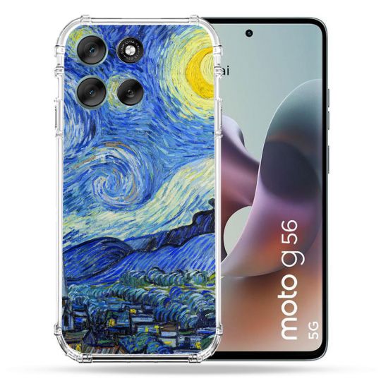Coque Renforcée Pour Motorola G56 5G Peinture La nuit étoilée