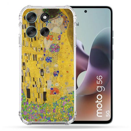 Coque Renforcée Pour Motorola G56 5G Peinture Le Baiser