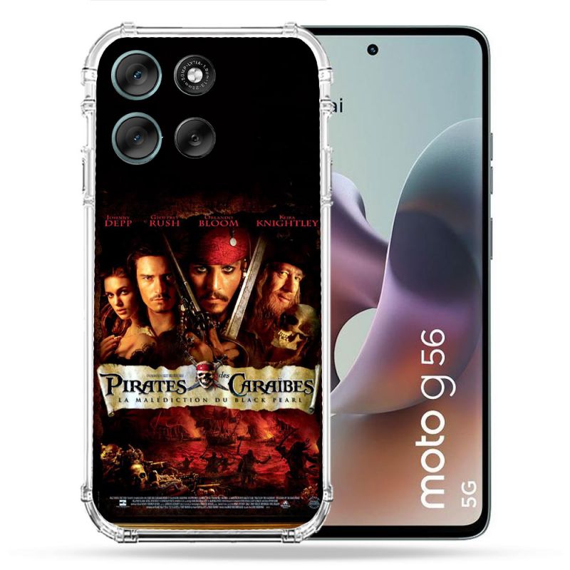 Coque Renforcée Pour Motorola G56 5G Pirate Des Caraibes