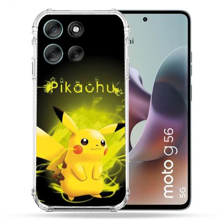 Coque Renforcée Pour Motorola G56 5G Pokemon Pikachu Eclair