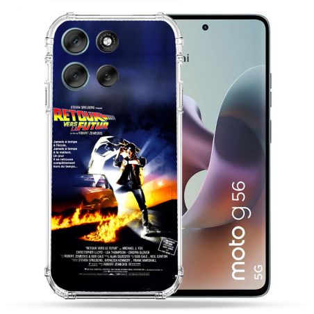 Coque Renforcée Pour Motorola G56 5G Retour Vers Le Futur Affiche