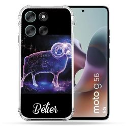 Coque Renforcée Pour Motorola G56 5G Signe Zodiaque 2 Bélier