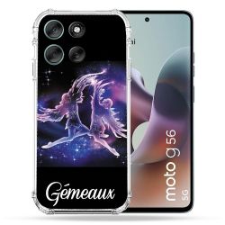 Coque Renforcée Pour Motorola G56 5G Signe Zodiaque 2 Gémeaux
