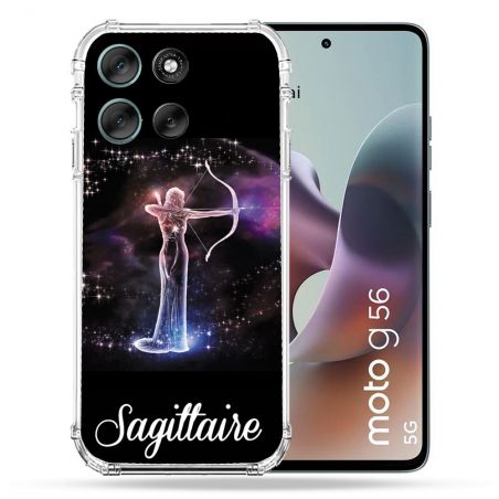 Coque Renforcée Pour Motorola G56 5G Signe Zodiaque 2 Sagittaire