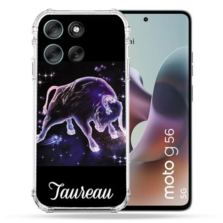 Coque Renforcée Pour Motorola G56 5G Signe Zodiaque 2 Taureau