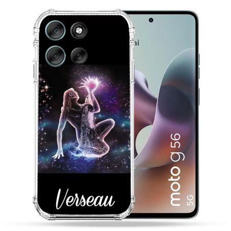 Coque Renforcée Pour Motorola G56 5G Signe Zodiaque 2 Verseau