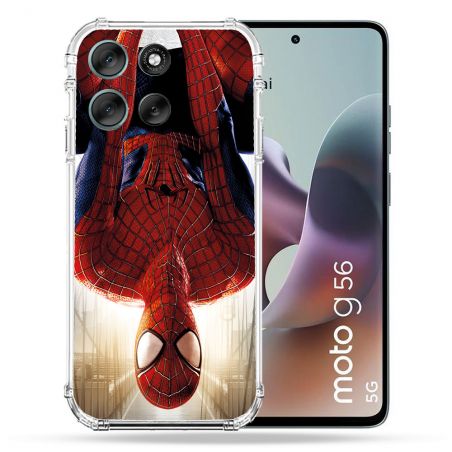 Coque Renforcée Pour Motorola G56 5G Spiderman Invers