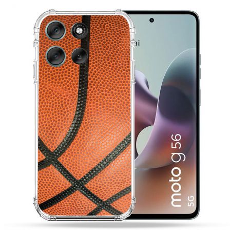 Coque Renforcée Pour Motorola G56 5G Sport Ballon Basket