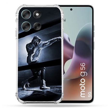 Coque Renforcée Pour Motorola G56 5G Sport Boxe Poing