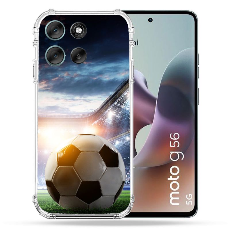 Coque Renforcée Pour Motorola G56 5G Sport Football Stade