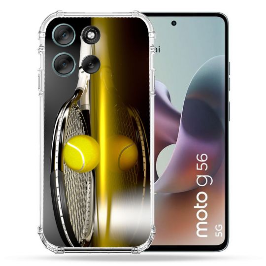 Coque Renforcée Pour Motorola G56 5G Sport Tennis Reflet