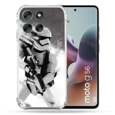Coque Renforcée Pour Motorola G56 5G Star Wars - Trooper