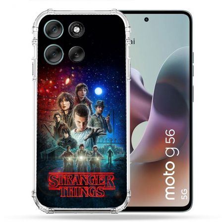 Coque Renforcée Pour Motorola G56 5G Stranger Things Affiche 1