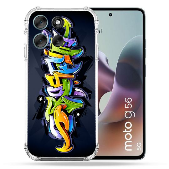 Coque Renforcée Pour Motorola G56 5G Street Art Graffiti