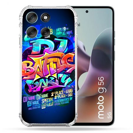 Coque Renforcée Pour Motorola G56 5G Street Art Rap