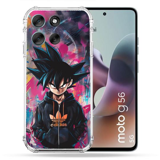 Coque Renforcée Pour Motorola G56 5G Street Art Sangoku