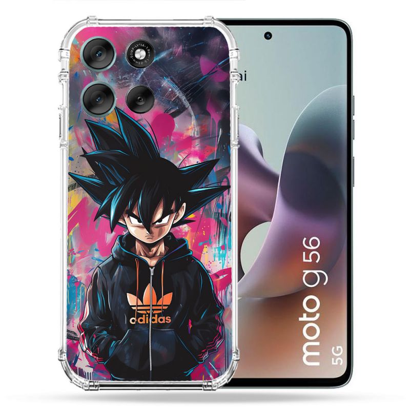 Coque Renforcée Pour Motorola G56 5G Street Art Sangoku
