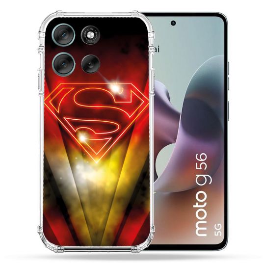 Coque Renforcée Pour Motorola G56 5G Superman Logo