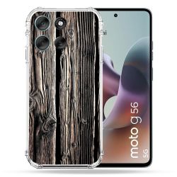 Coque Renforcée Pour Motorola G56 5G Texture Bois